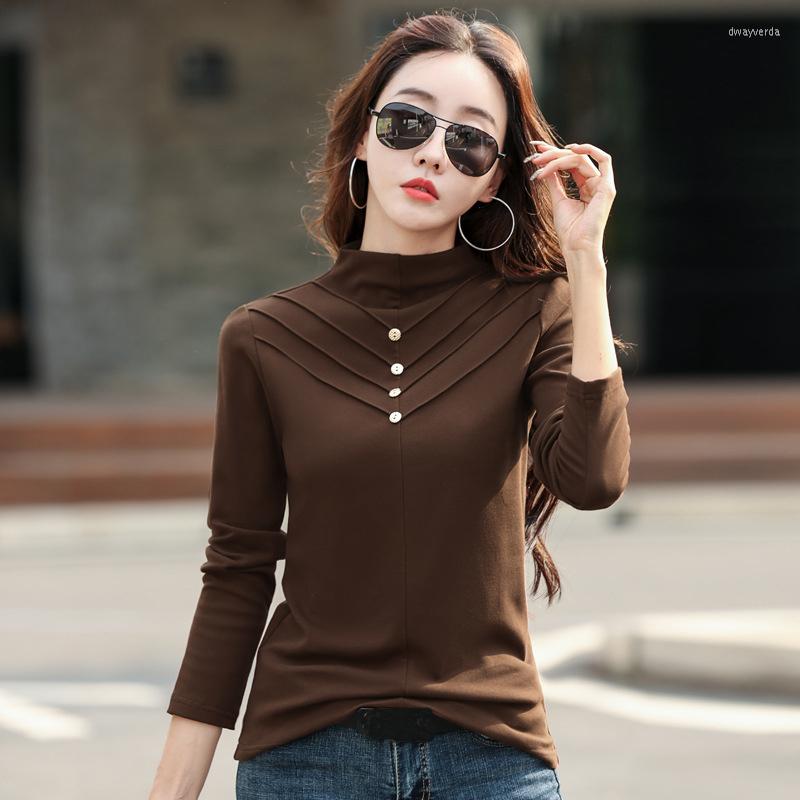 Women' T Shirts Long Sleeve Top Shirt Women Turtleneck Thick Warm Cotton T-Shirts Korean Style Tshirt Winter Clothes Tee Femme Camisetas, Black
Women' T Shirts Long Sleeve Top Shirt Women Turtleneck Thick Warm Cotton T-Shirts Korean Style Tshirt Winter Clothes Tee Femme Camisetas, Black