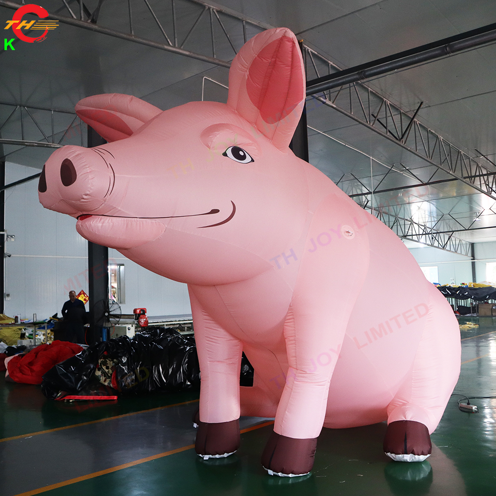 

Free Shipping Outdoor Activities realistic Advertising Inflatable Pig Model Balloon Customized Inflatable Animals air balloons