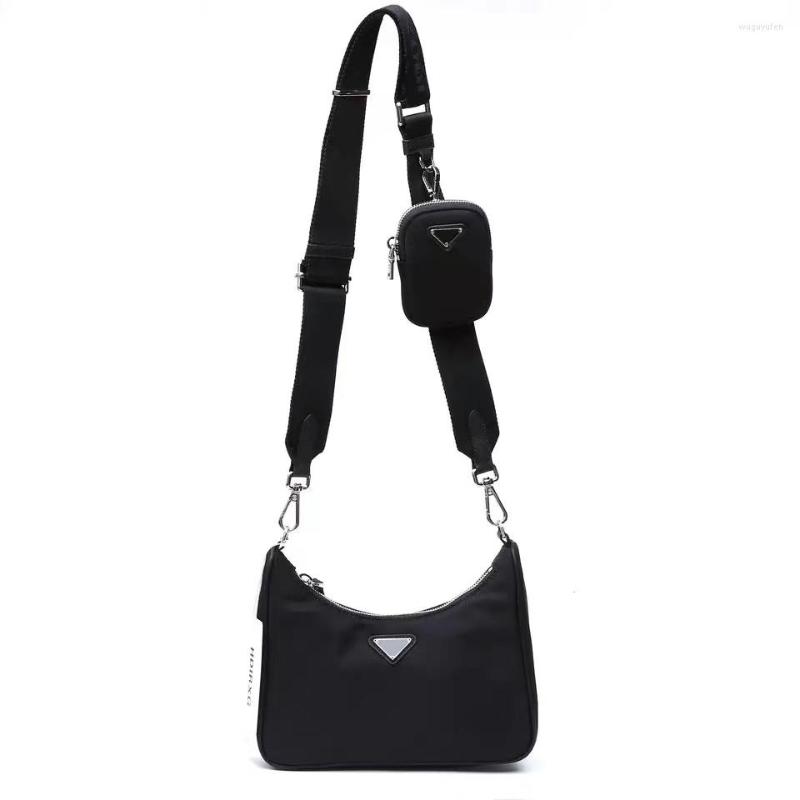 Evening Bags 3 IN 1 Nylon Bag Ladies Underarm Shoulder Handbag Women's Diagonal Girls Wallet Handbags Purse, Black
Evening Bags 3 IN 1 Nylon Bag Ladies Underarm Shoulder Handbag Women's Diagonal Girls Wallet Handbags Purse, Black