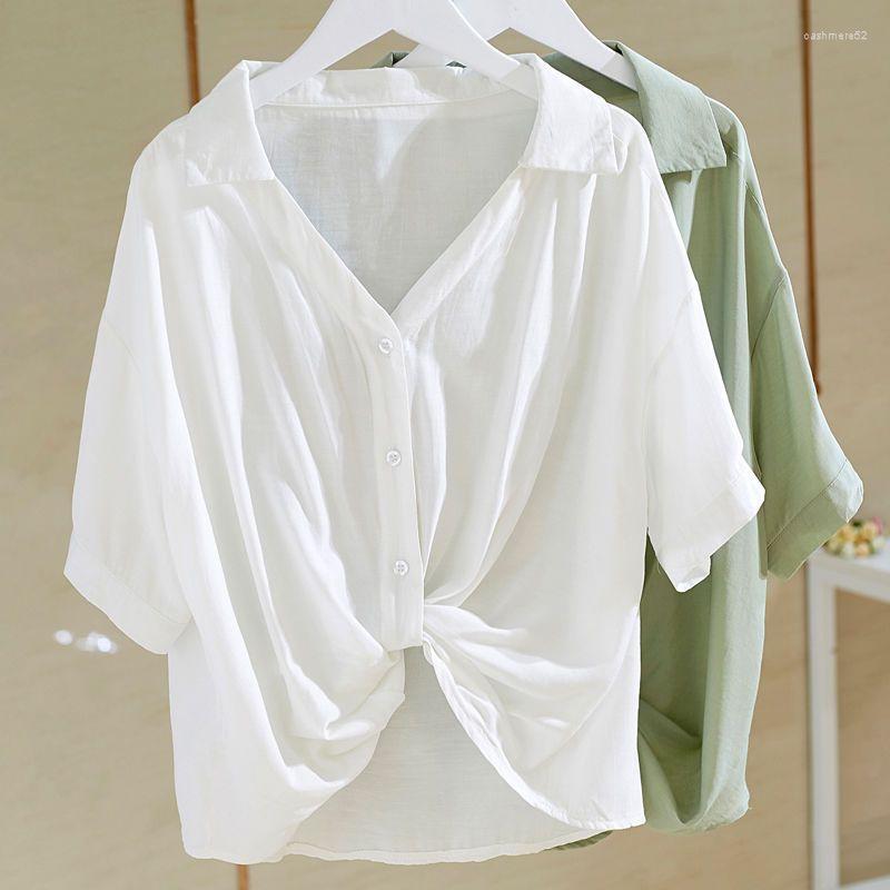Women's Blouses Fashion Woman V-neck Short Sleeve Female Solid Work Shirts Tops Pretty Blouse Clothing Ladies G223, Green
Women's Blouses Fashion Woman V-neck Short Sleeve Female Solid Work Shirts Tops Pretty Blouse Clothing Ladies G223, Green