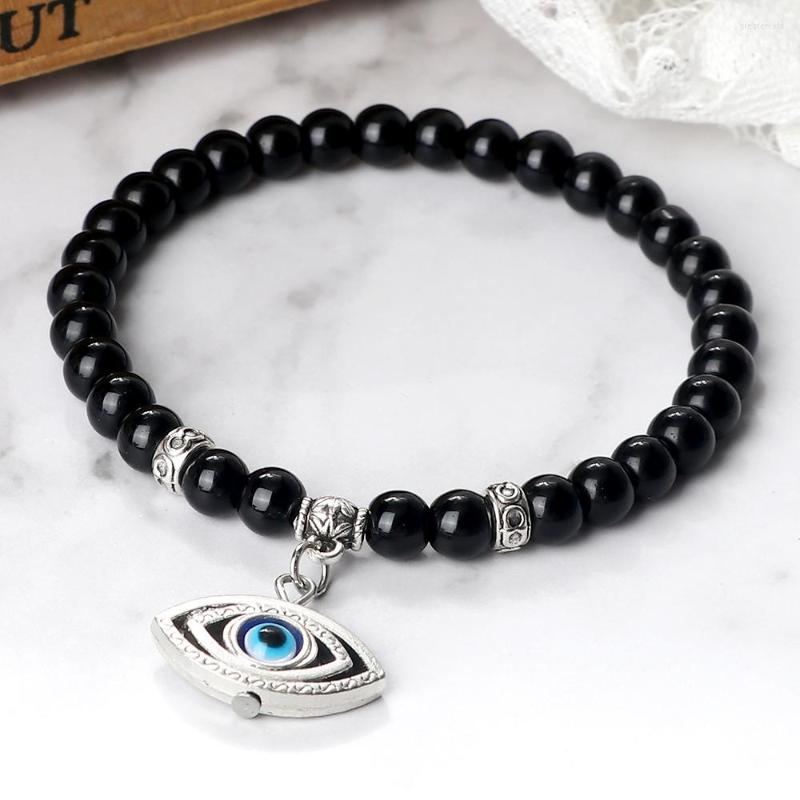 Strand Man 6mm Natural Stone Bright Black Elastic Rope Yoga Energy Prayer Bangle Women Friendship Jewelry Gift
Strand Man 6mm Natural Stone Bright Black Elastic Rope Yoga Energy Prayer Bangle Women Friendship Jewelry Gift