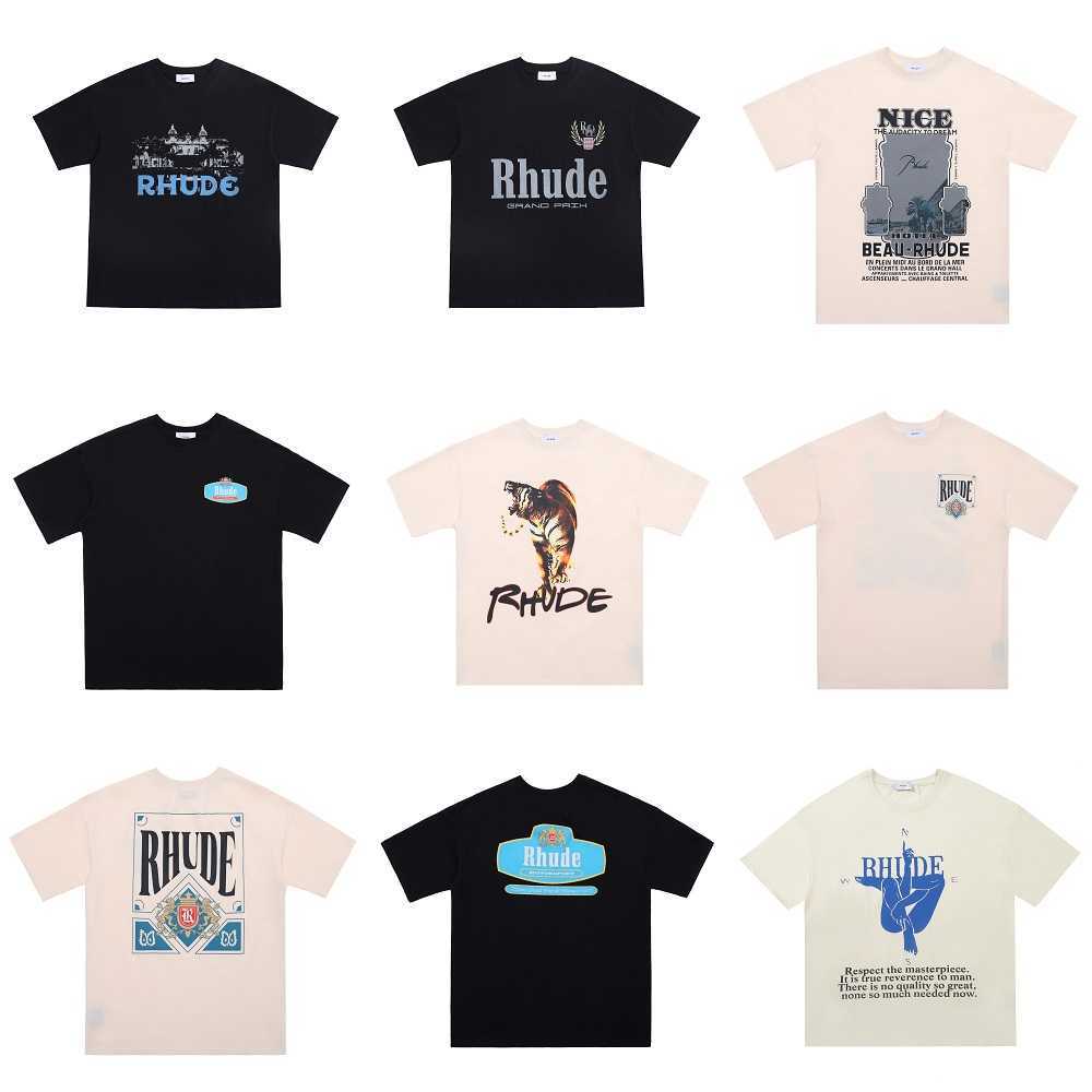 Designer Fashion Clothing Tees Hip hop TShirts Rhude Summer New Crown Castle Tiger Yoga Letter Print High Street Loose Short Sleeve T-shirt men women Streetwear
Designer Fashion Clothing Tees Hip hop TShirts Rhude Summer New Crown Castle Tiger Yoga Letter Print High Street Loose Short Sleeve T-shirt men women Streetwear