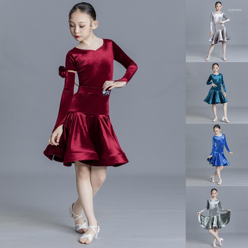 Stage Wear Kids Velvet Latin Dance Competition Dress Professional Rumba Samba Dancing Clothes Multi-Colors ChaCha Practice Costume VDB6085, Red
Stage Wear Kids Velvet Latin Dance Competition Dress Professional Rumba Samba Dancing Clothes Multi-Colors ChaCha Practice Costume VDB6085, Red