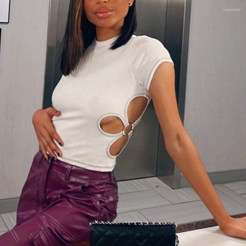 Women' T Shirts Yimunancy Women White O-neck Crop Top 2023 Summer Flowers Hollow Out Short Sexy Tshirt Street Style Clothing
Women' T Shirts Yimunancy Women White O-neck Crop Top 2023 Summer Flowers Hollow Out Short Sexy Tshirt Street Style Clothing