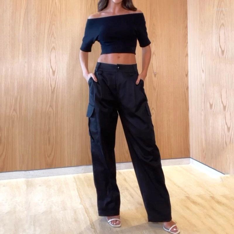 Women' Two Piece Pants Tow Set For Women Outfit 2023 Summer Fashion Casual Off Shoulder Crop Top Solid Lady Trousers
Women' Two Piece Pants Tow Set For Women Outfit 2023 Summer Fashion Casual Off Shoulder Crop Top Solid Lady Trousers