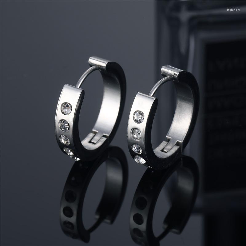 Hoop Earrings Mens Stainless Steel Zircon Hip Hop Punk Style Party Jewelry Anti Allergy Pierced
Hoop Earrings Mens Stainless Steel Zircon Hip Hop Punk Style Party Jewelry Anti Allergy Pierced