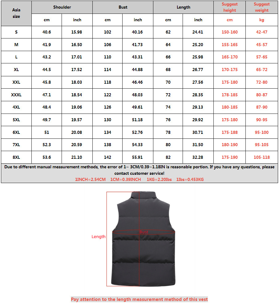 Men's Vests Winter Men Solid Color Stand Collar Down Multicolor Waistcoat Sleeveless Jackets Male Warm Windproof Coats S8XL 230420