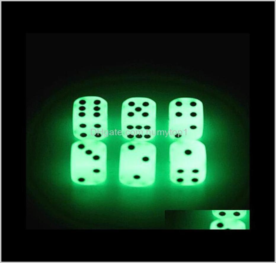 

Gambing Leisure Sports Outdoors Drop Delivery 2021 Luminous 16Mm D6 Glowing Dice Bosons Drinking Games Funny Family Game For Par9688747
