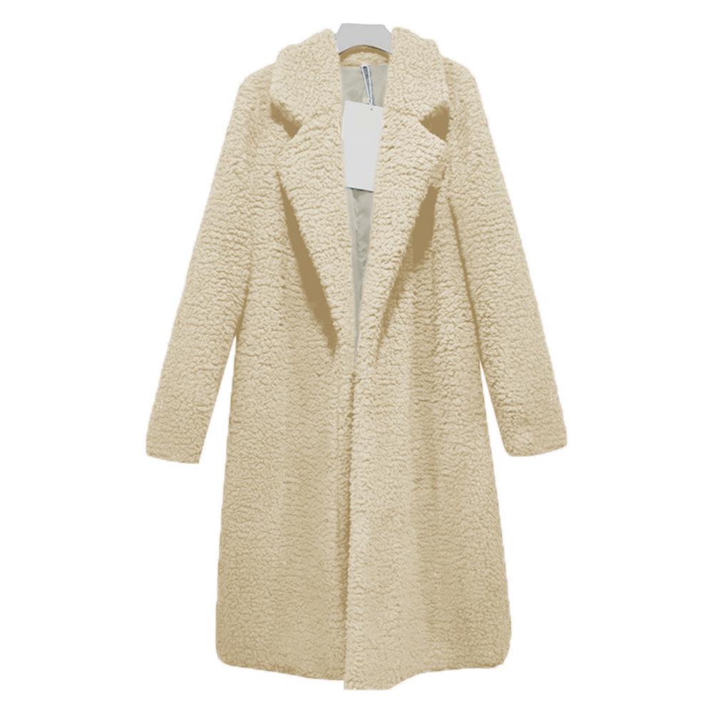 Fur Women's Faux Fur Coat Mid Long Outwear Jacket Autumn Winter Warm Tops Ladies Fur Teddy Jacket Female Plush Teddy Coat Outwear, White
Fur Women's Faux Fur Coat Mid Long Outwear Jacket Autumn Winter Warm Tops Ladies Fur Teddy Jacket Female Plush Teddy Coat Outwear, White