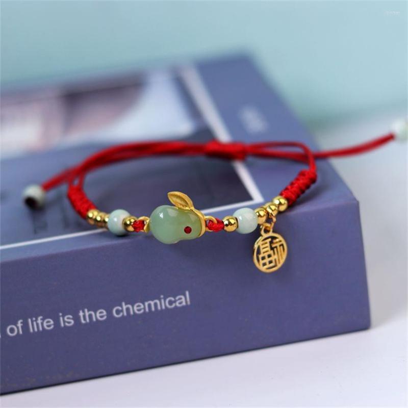 Charm Bracelets Year Lucky Zodiac Jade Bracelet For Women Handmade Red Black Rope Lovers Jewelry Friend Birthday Gift 
Charm Bracelets Year Lucky Zodiac Jade Bracelet For Women Handmade Red Black Rope Lovers Jewelry Friend Birthday Gift