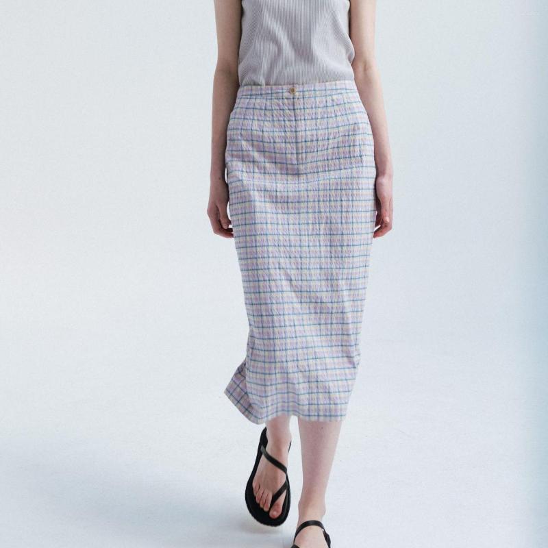 Skirts 2023 Women Elegant Plaid Midi Skirt Slim Ladies Simple Long Jupe Spring And Summer
Skirts 2023 Women Elegant Plaid Midi Skirt Slim Ladies Simple Long Jupe Spring And Summer