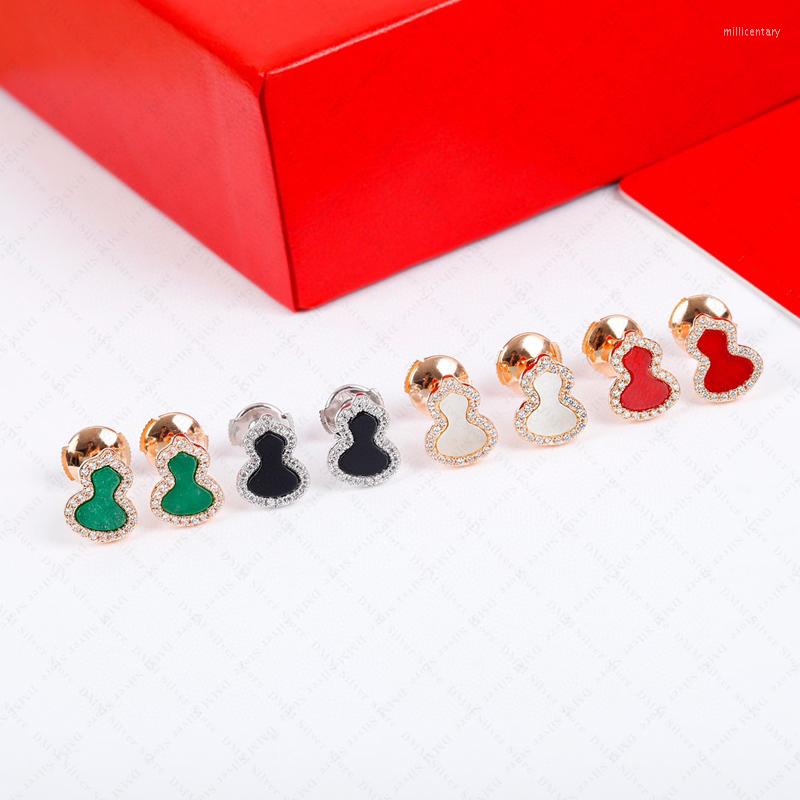 Stud Earrings 2023 Pure 925 Sterling Silver Jewelry For Women Red Gourd Luck Design Wedding Party Mini Cute Size Friends Gifts
Stud Earrings 2023 Pure 925 Sterling Silver Jewelry For Women Red Gourd Luck Design Wedding Party Mini Cute Size Friends Gifts