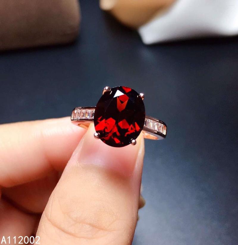 Cluster Rings KJJEAXCMY Fine Jewelry Natural Garnet 925 Sterling Silver Adjustable Gemstone Women Ring Support Test Classic Elegant
Cluster Rings KJJEAXCMY Fine Jewelry Natural Garnet 925 Sterling Silver Adjustable Gemstone Women Ring Support Test Classic Elegant