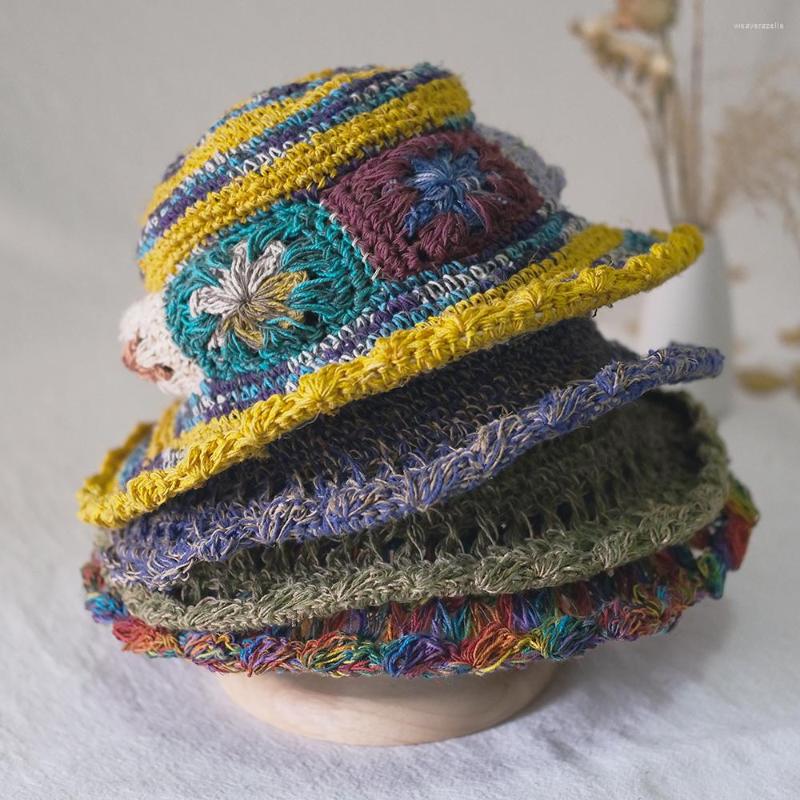Berets Handmade Eco-Friendly Summer Hat Sunshade Cap Women Straw Sun Outdoor Travel Beach Organic Hand Crocheted, Purple
Berets Handmade Eco-Friendly Summer Hat Sunshade Cap Women Straw Sun Outdoor Travel Beach Organic Hand Crocheted, Purple