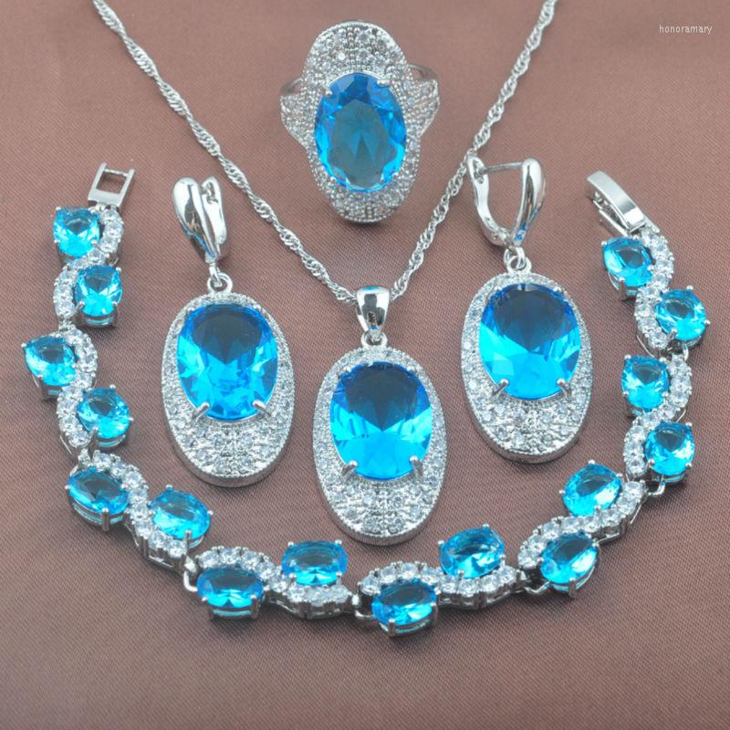 Necklace Earrings Set Quality Silver Plated Women's Sky Blue Stone Crystal Bracelet Pendant Ring YZ0299, Picture shown
Necklace Earrings Set Quality Silver Plated Women's Sky Blue Stone Crystal Bracelet Pendant Ring YZ0299, Picture shown