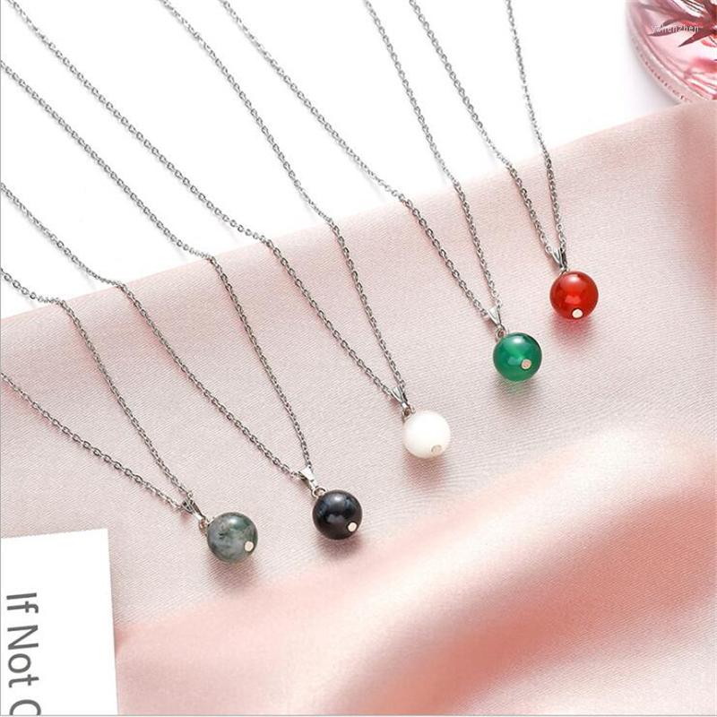Pendant Necklaces Variety Of Stones Wholesale Natural Stone Choker Necklace Round Shape Rose Quartze DIY Jewelry Gifts For Women
Pendant Necklaces Variety Of Stones Wholesale Natural Stone Choker Necklace Round Shape Rose Quartze DIY Jewelry Gifts For Women