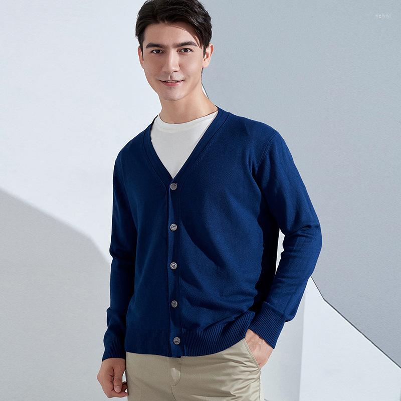 Men's Sweaters Cashmere Cotton Blend V-Neck Knitted Cardigan Men 2023 Spring Autumn Casual Single Breasted Long Sleeve Sweater Clothes, Multi
Men's Sweaters Cashmere Cotton Blend V-Neck Knitted Cardigan Men 2023 Spring Autumn Casual Single Breasted Long Sleeve Sweater Clothes, Multi