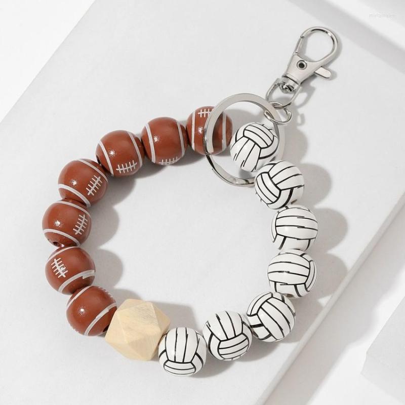Keychains Ball Wood Beads Pendant Fashion Baseball Basketball All-in-one Anti-loss Keychain Bead String Diy Accessories
Keychains Ball Wood Beads Pendant Fashion Baseball Basketball All-in-one Anti-loss Keychain Bead String Diy Accessories
