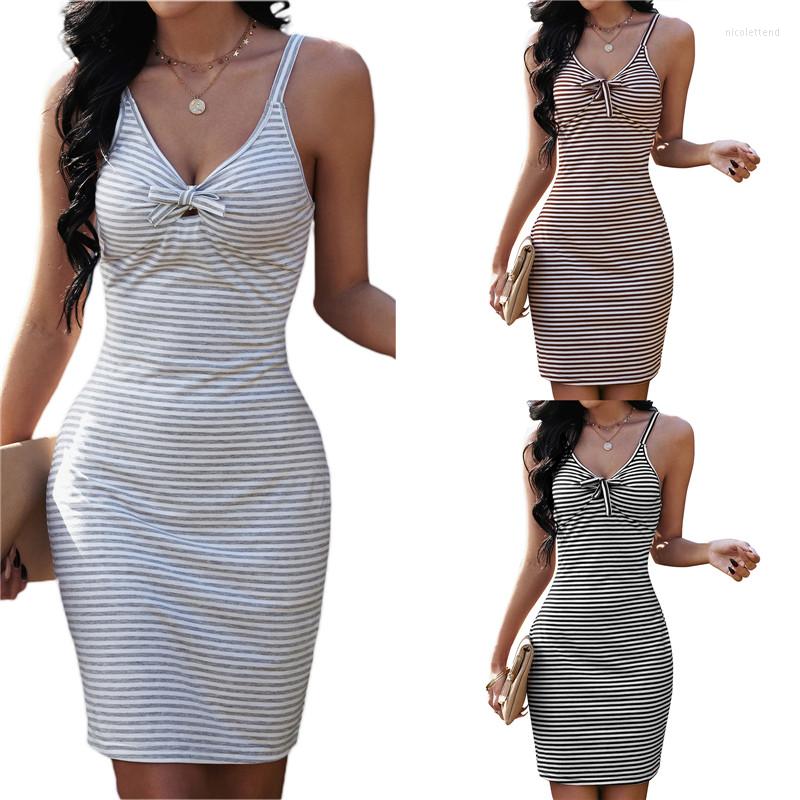 Casual Dresses Women' Tank Dress Summer 2023 Striped Spaghetti Strap V-neck Chest Tie-Up Sleeveless Backless Slim Fit Short
Casual Dresses Women' Tank Dress Summer 2023 Striped Spaghetti Strap V-neck Chest Tie-Up Sleeveless Backless Slim Fit Short