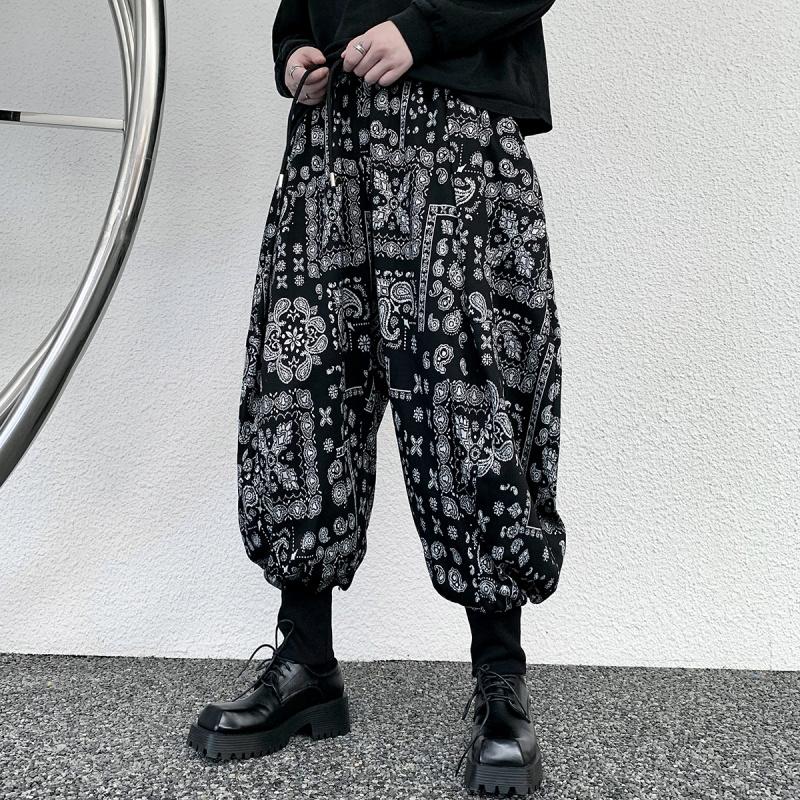 Men's Pants Autumn Trousers Men Winter National Style Personalized Printing Loose Wide Leg Leggings Trendy Dark Fried Street Lantern, 02
Men's Pants Autumn Trousers Men Winter National Style Personalized Printing Loose Wide Leg Leggings Trendy Dark Fried Street Lantern, 02