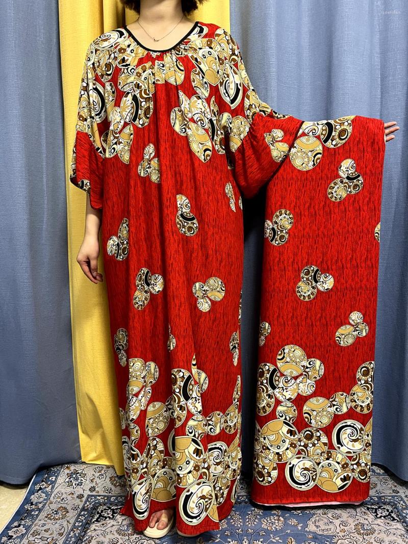 Ethnic Clothing Abayas For Women 2023 Muslim Printed Flower Cotton Loose Femme Robe African Traditional Ramadan With Large Scarf
Ethnic Clothing Abayas For Women 2023 Muslim Printed Flower Cotton Loose Femme Robe African Traditional Ramadan With Large Scarf