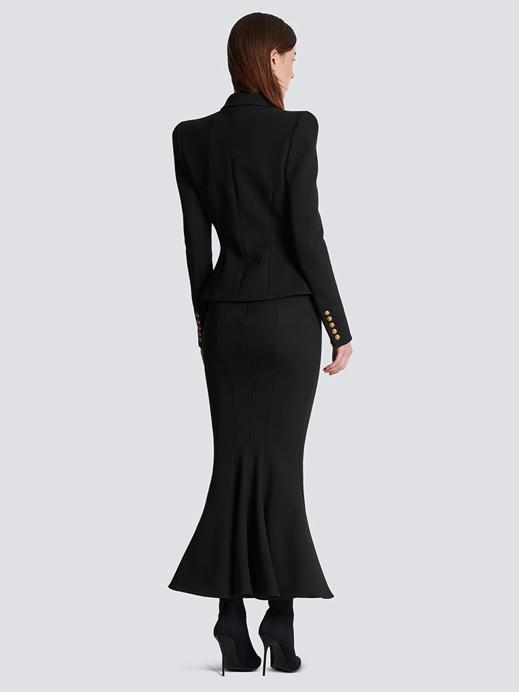 Skirts Ailigou 2023 Summer Women's Elastic Bodycon Bandage Mermaid Long Dres's Sexy and Elegant Pencil Skirt 230420