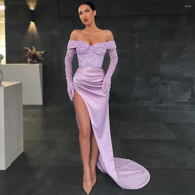 Runway Dresses Lavender Purple Shining Lace Star Prom Dress Sexy Off Shoulder Long Sleeve Gloves Mermaid Party Formal Evening, Pink
Runway Dresses Lavender Purple Shining Lace Star Prom Dress Sexy Off Shoulder Long Sleeve Gloves Mermaid Party Formal Evening, Pink