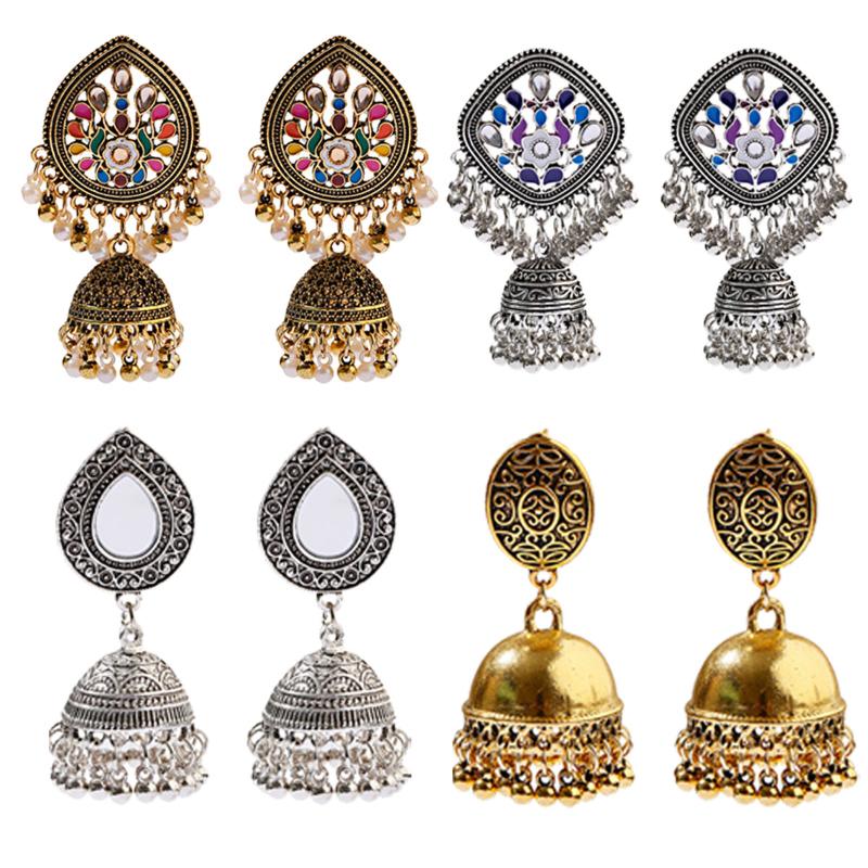 Dangle Earrings & Chandelier Ethnic Boho Afghan Silver Color Carved Ladies Pendient Gyspy Bell Earring Jewelry SetDangle DangleDangle
Dangle Earrings & Chandelier Ethnic Boho Afghan Silver Color Carved Ladies Pendient Gyspy Bell Earring Jewelry SetDangle DangleDangle