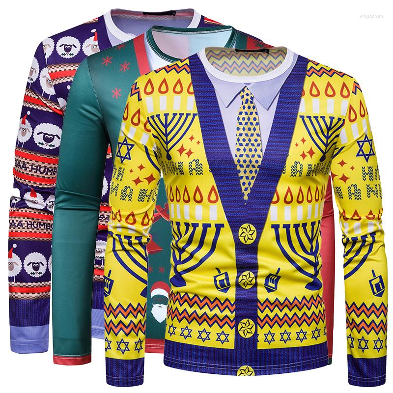 Men's T Shirts Men's Autumn Long Sleeve T-shirt Male Tshirt Christmas Shirt 3D Print Tee Tops Clothing Streetwear Year O-Neck Clothes, Nsc005-10
Men's T Shirts Men's Autumn Long Sleeve T-shirt Male Tshirt Christmas Shirt 3D Print Tee Tops Clothing Streetwear Year O-Neck Clothes, Nsc005-10