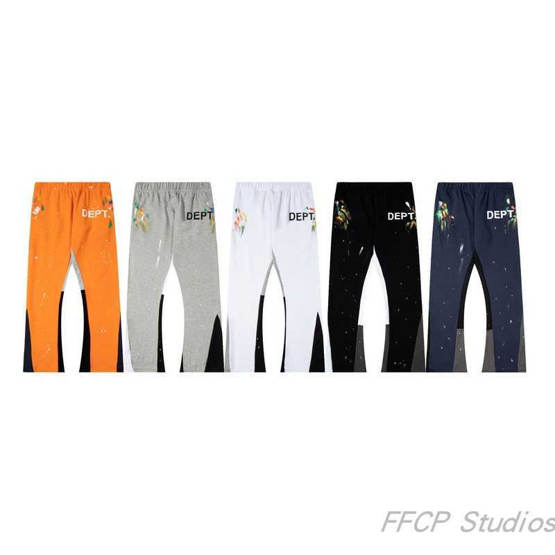 Designer Clothing Fashion Pant Galleryes Depts ink splashing deconstruction splicing washed old flare micro flare Men's Women's pants Sweatpants Rock Streetwear, Orange
Designer Clothing Fashion Pant Galleryes Depts ink splashing deconstruction splicing washed old flare micro flare Men's Women's pants Sweatpants Rock Streetwear, Orange