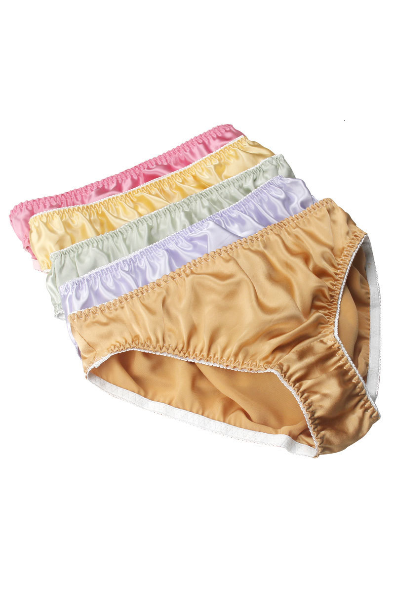 Women's Panties New Women Real Silk Underwear Plus Size Seamless 100% Mulberry Silk Panties L XL XXL Free Shipping 230420