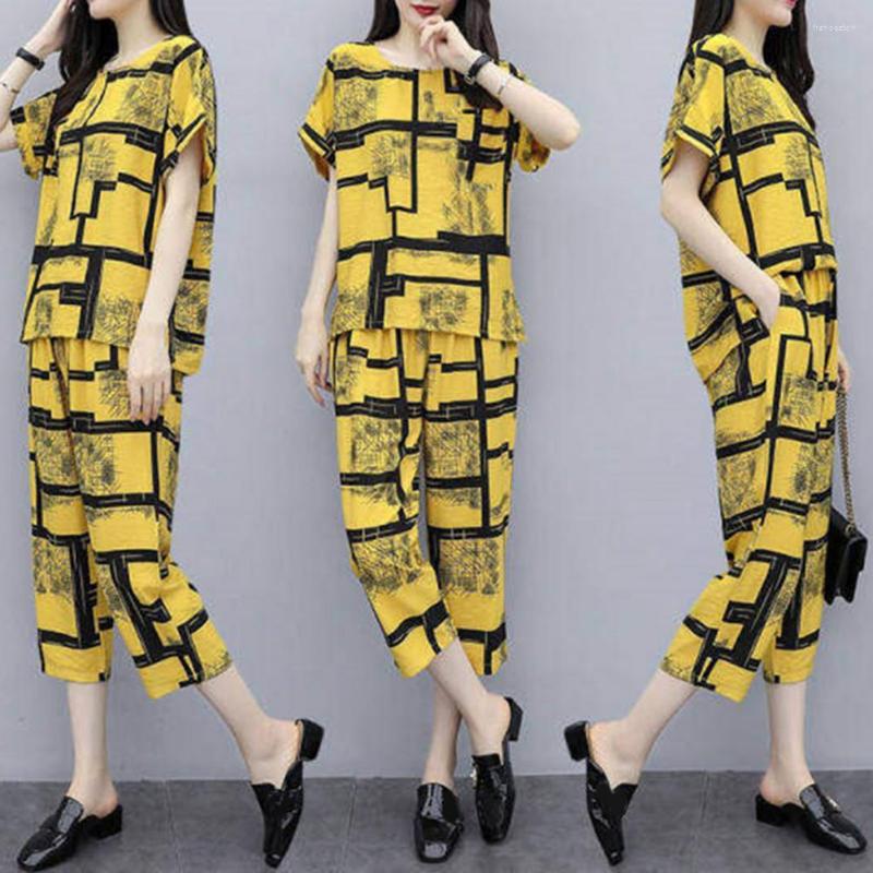 Women's Two Piece Pants 1 Set Attractive Summer Blouse 2 Colors Women Shirt Exquisite Pattern Casual With Dress Up, Brown
Women's Two Piece Pants 1 Set Attractive Summer Blouse 2 Colors Women Shirt Exquisite Pattern Casual With Dress Up, Brown