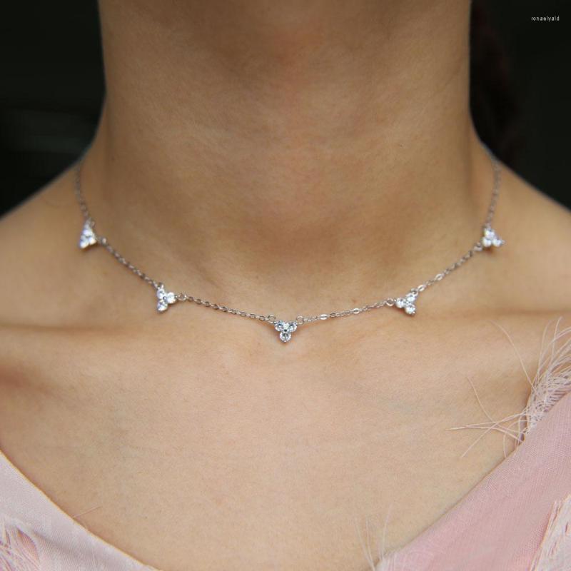 Chains Choker Necklace 35 10cm 925 Sterling Silver Top Quality Bridal Gift Cz Station White Sparking Chain Necklaces Jewelry
Chains Choker Necklace 35 10cm 925 Sterling Silver Top Quality Bridal Gift Cz Station White Sparking Chain Necklaces Jewelry