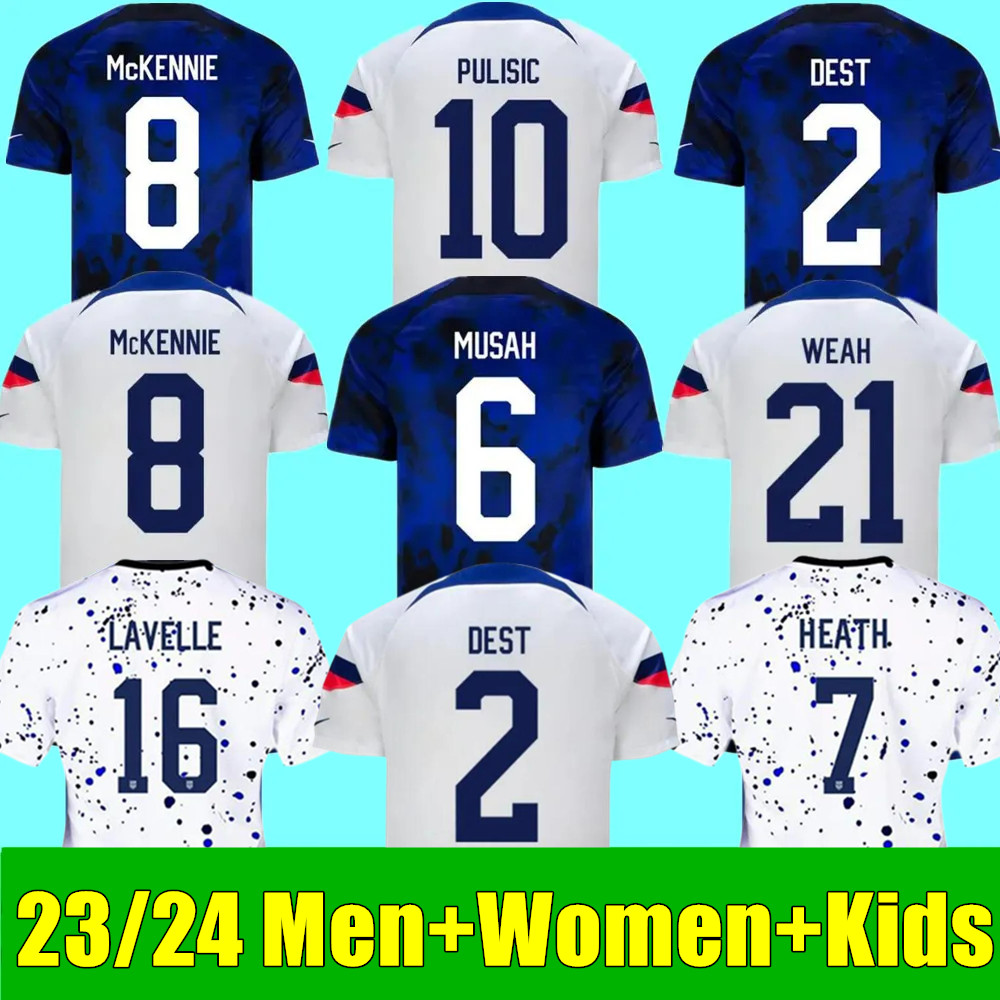 United States soccer jerseys 2022 2023 world cup PULISIC AARONSON DEST McKENNIE AmErican football jersey player version MORGAN RAPINOE womens shirts 4 stars, Kids home+socks
United States soccer jerseys 2022 2023 world cup PULISIC AARONSON DEST McKENNIE AmErican football jersey player version MORGAN RAPINOE womens shirts 4 stars, Kids home+socks