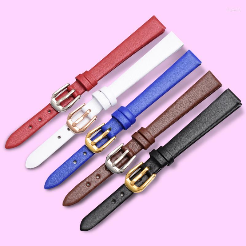Watch Bands Genuine Leather Bracelet Womens Fashion Watchband Wristwatches Mini Band 6mm 8mm 10mm 12mm 14 Red White Color Small Strap
Watch Bands Genuine Leather Bracelet Womens Fashion Watchband Wristwatches Mini Band 6mm 8mm 10mm 12mm 14 Red White Color Small Strap
