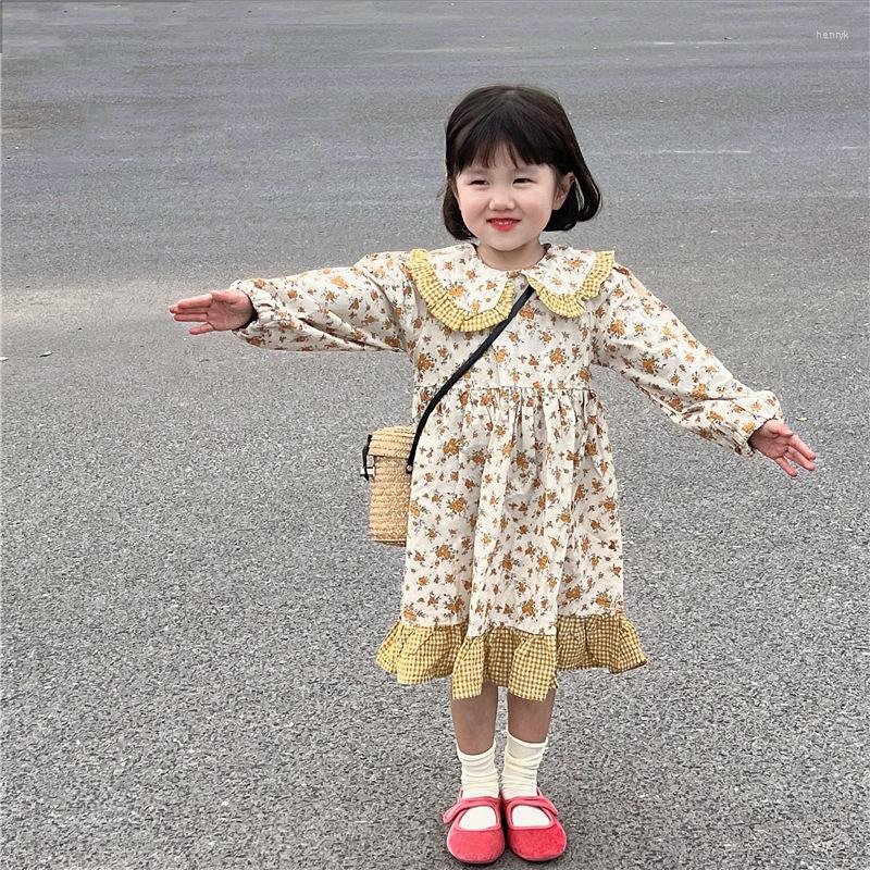 Girl Dresses 2023 Spring Casual Baby Floral Dress Spanish Elegant Princess Petal Pan Collar For Girls Party Kids Holiday Clothing, Yellow
Girl Dresses 2023 Spring Casual Baby Floral Dress Spanish Elegant Princess Petal Pan Collar For Girls Party Kids Holiday Clothing, Yellow
