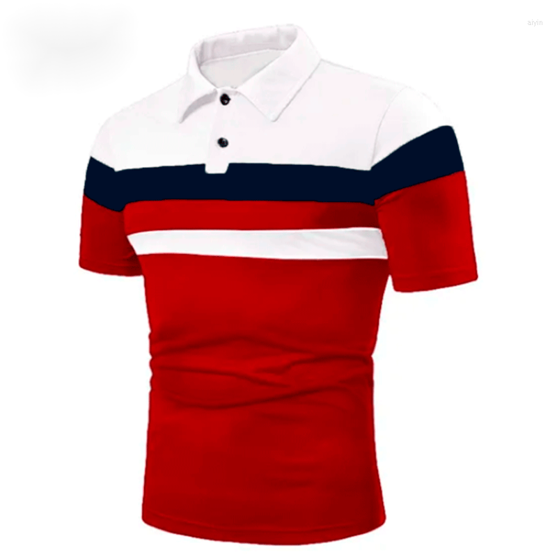 Men's T Shirts Summer Luxury Polo Shirt Mens Brand Plus Size Stritching Shorts Sleeve Turn-down Collar Business Tee, Gray navy
Men's T Shirts Summer Luxury Polo Shirt Mens Brand Plus Size Stritching Shorts Sleeve Turn-down Collar Business Tee, Gray navy