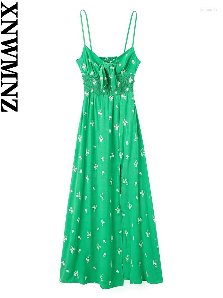 Casual Dresses XNWMNZ 2023 Summer Women Fashion Bow Embroidery Waist Elastic Dress Holiday Style Thin Straps Side Slit Female Chic, Picture color
Casual Dresses XNWMNZ 2023 Summer Women Fashion Bow Embroidery Waist Elastic Dress Holiday Style Thin Straps Side Slit Female Chic, Picture color