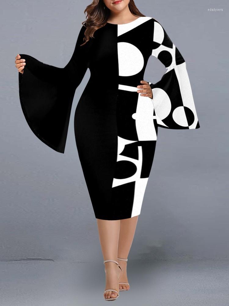 Plus Size Dresses Woman 2023 Spring Summer Flare Long Sleeve Geometric Print Slim Bodycon Pencil Dress Clothing, Red
Plus Size Dresses Woman 2023 Spring Summer Flare Long Sleeve Geometric Print Slim Bodycon Pencil Dress Clothing, Red