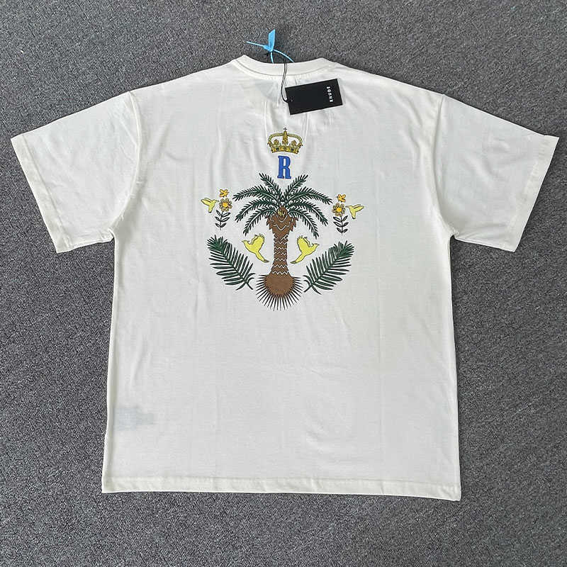 Designer Fashion Clothing Tees Hip hop TShirts Rhude American Summer Crown Coconut Tree Casual Round Neck Short Sleeve T-shirt Men Loose Streetwear, White
Designer Fashion Clothing Tees Hip hop TShirts Rhude American Summer Crown Coconut Tree Casual Round Neck Short Sleeve T-shirt Men Loose Streetwear, White