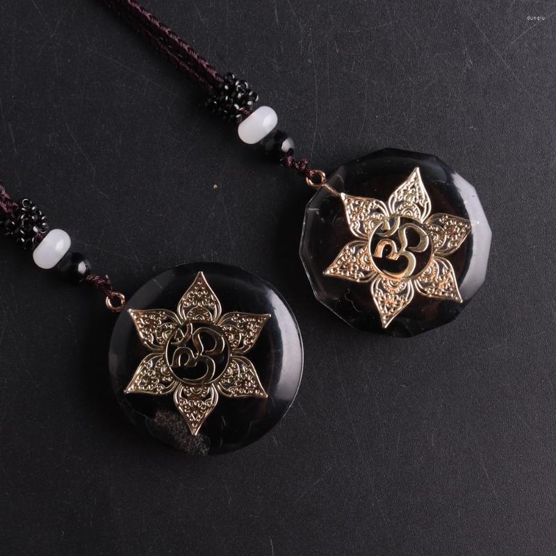 Pendant Necklaces Free From 1Pc Chakra Necklace Orgonite Gravel Black Tourmaline Symbol Orgone Reiki Spiritual Energy With Adjustable Rope
Pendant Necklaces Free From 1Pc Chakra Necklace Orgonite Gravel Black Tourmaline Symbol Orgone Reiki Spiritual Energy With Adjustable Rope