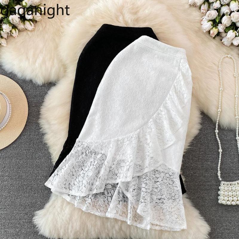 Skirts Gaganight Women High Waist Slim A Line Ruffle Lace Fishtail Skirt 2023 Spring Summer Medium Long Buttock OL Professional, Black
Skirts Gaganight Women High Waist Slim A Line Ruffle Lace Fishtail Skirt 2023 Spring Summer Medium Long Buttock OL Professional, Black
