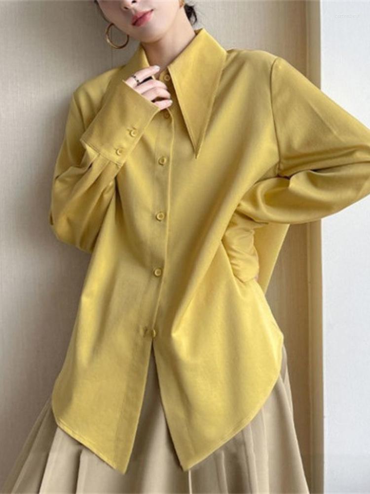Women' Blouses Shirt Satin 2023 Spring Blouse Lady Long Sleeved Unique Tops Korean Style Fashion Casual Chic And Elegant Women, Blue
Women' Blouses Shirt Satin 2023 Spring Blouse Lady Long Sleeved Unique Tops Korean Style Fashion Casual Chic And Elegant Women, Blue
