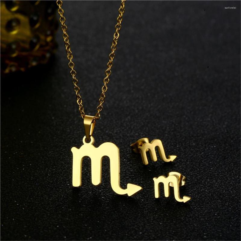 Necklace Earrings Set 2023 Fashion 12 Constellation Stainless Steel Pendant Women Chain Men Jewelry Birthday Gifts, Picture shown
Necklace Earrings Set 2023 Fashion 12 Constellation Stainless Steel Pendant Women Chain Men Jewelry Birthday Gifts, Picture shown