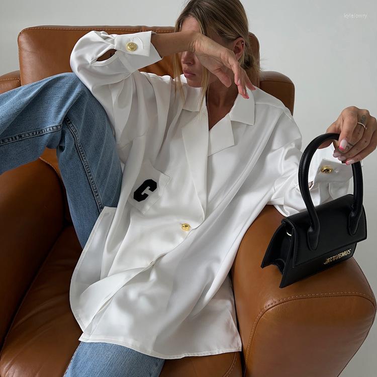 Women' Blouses Fashion Woman 2023 Elegant Loose White Office Lady Shirts Casual Lapel Long Sleeve Blusas Tops Female Clothing
Women' Blouses Fashion Woman 2023 Elegant Loose White Office Lady Shirts Casual Lapel Long Sleeve Blusas Tops Female Clothing