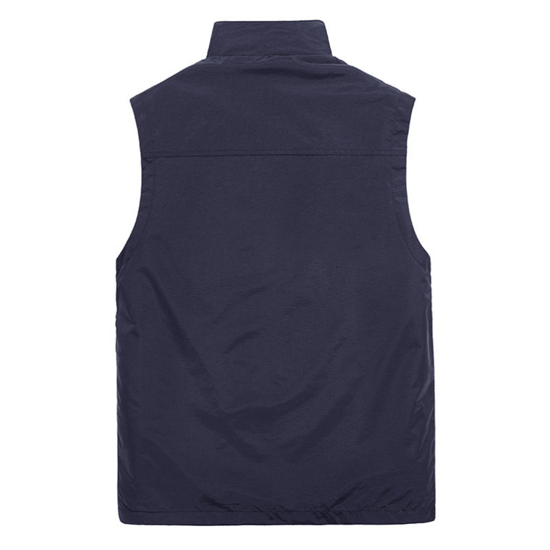 Men's Vests Sleeveless Summer Breathable Waistcoat Multipockets Jacket Outdoor Fishing Pography Travel Clothes 7XL 230420