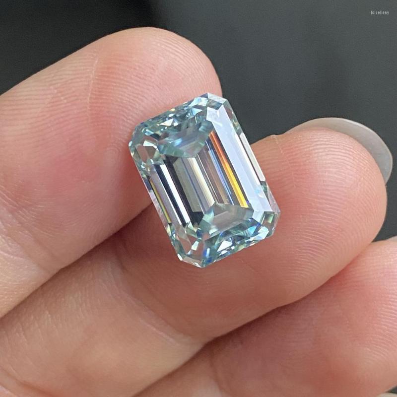 Loose Diamonds Meisidian 9x11mm Emerald Cut 5 Carat Excellent Moissanite Light Green Blue Diamond Stone
Loose Diamonds Meisidian 9x11mm Emerald Cut 5 Carat Excellent Moissanite Light Green Blue Diamond Stone