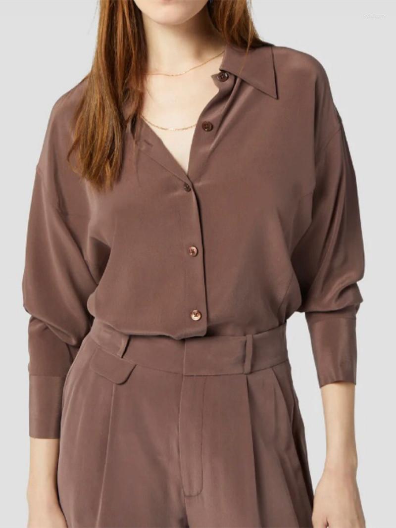 Women' Blouses Solid Color Silk Shirt Spring Summer 2023 Temperament All-Match Ladies Single-Breasted Long-Sleeved Blouse, White
Women' Blouses Solid Color Silk Shirt Spring Summer 2023 Temperament All-Match Ladies Single-Breasted Long-Sleeved Blouse, White