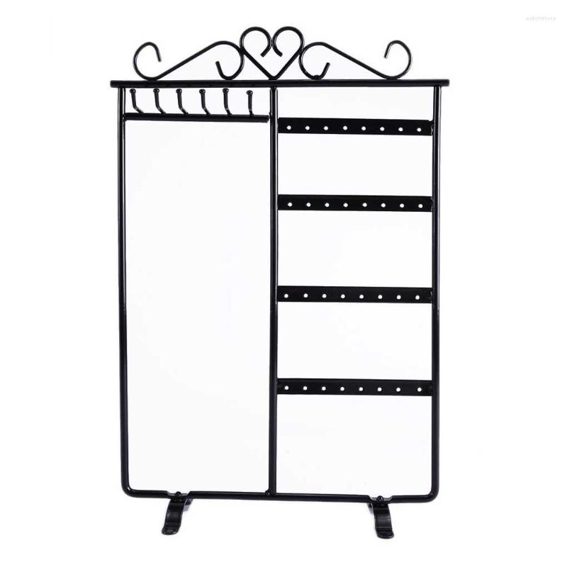 Jewelry Pouches Metal 32 Holes 6 Hooks Earrings Bracelet Stand Table Organizer Ear Studs 4 Tiers Holder For Showcase Decor
Jewelry Pouches Metal 32 Holes 6 Hooks Earrings Bracelet Stand Table Organizer Ear Studs 4 Tiers Holder For Showcase Decor