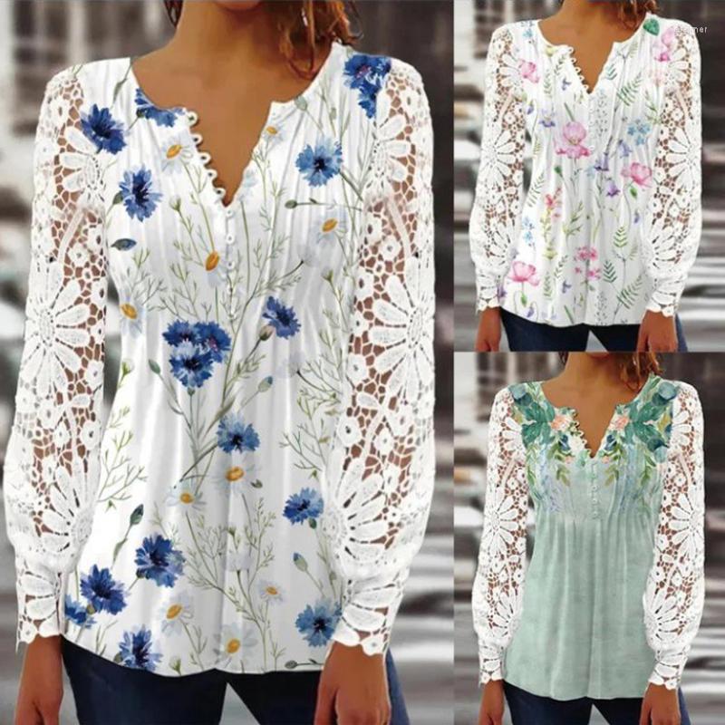 Women' Blouses V-neck Printed Button Waist Women Blouse Casual Loose Lace Long Sleeved Shirt Elegant Temperament Office Female, Green
Women' Blouses V-neck Printed Button Waist Women Blouse Casual Loose Lace Long Sleeved Shirt Elegant Temperament Office Female, Green
